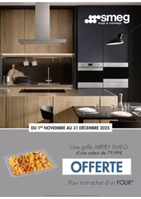 Prospectus Copra MAGAGNOSC : SMEG VOUS OFFRE 1 GRILLE AIRFRY SMEG