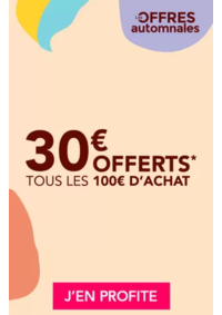Prospectus La Compagnie du Lit Bordeaux : Profitez de 30€ de remise tous les 100€ d'achat sur de nombreux matelas, sommiers, ensembles literie