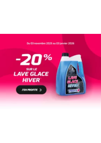 Prospectus Profil + ARGENTAN 30 Avenue de la 2ème DB : Promo entretien : -20% sur le lave-glace hiver !