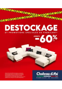 Prospectus Château d´Ax Davezieux : Destockage