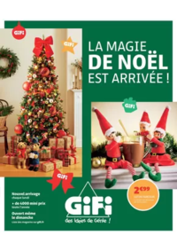 Prospectus Gifi Menton : LA MAGIE DE NOËL EST ARRIVÉE !
