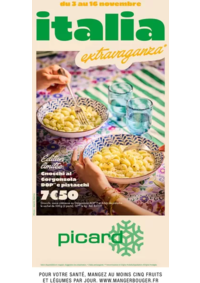 Prospectus Picard TIGNIEU JAMEYZIEU : Italia