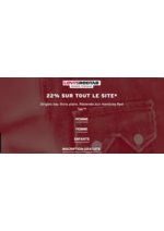 Prospectus Levi's : 22% SUR TOUT LE SITE