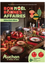 Prospectus Auchan : Bon Noël et Bonnes Affaires : Sélection déco