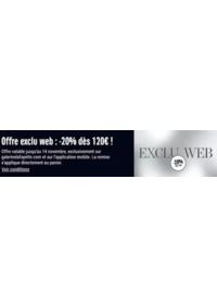 Prospectus Galeries Lafayette Metz : Offre exclu web : -20% dès 120€ !